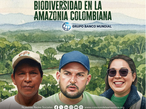 Empleo que protege la biodiversidad en la Amazonia colombiana.