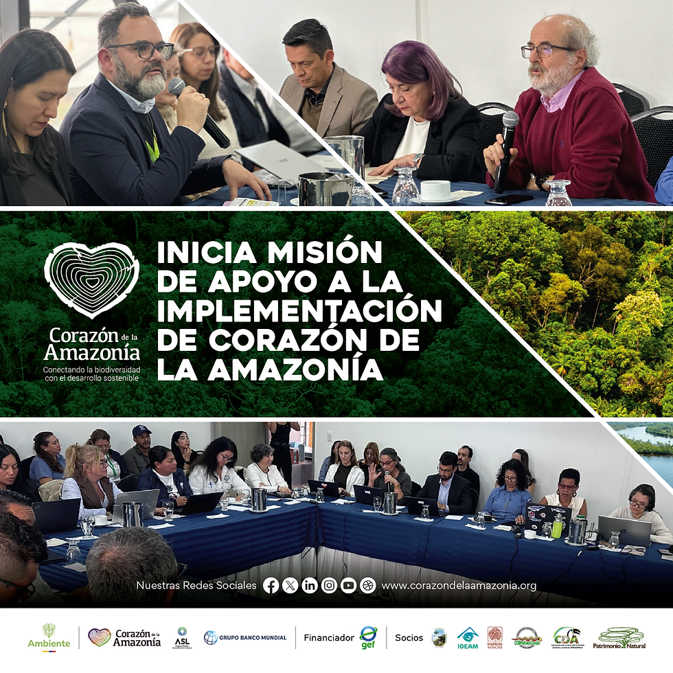 Inicia Misión de Apoyo a la Implementación de Corazón de la Amazonía