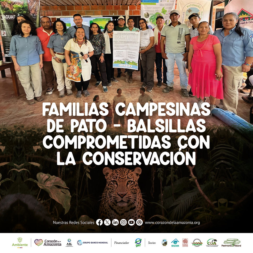 Familias campesinas de Pato – Balsillas comprometidas con la conservación 🌱🌳