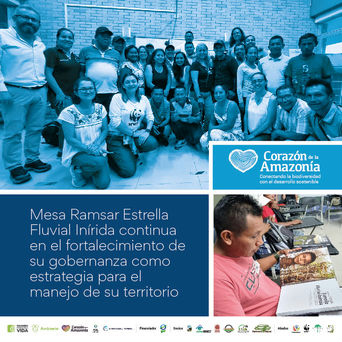 Mesa Ramsar Estrella Fluvial Inírida continua en el fortalecimiento de su gobernanza