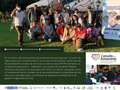 Intercambio de experiencias exitosas de “Turismo de Naturaleza por Cundinamarca”