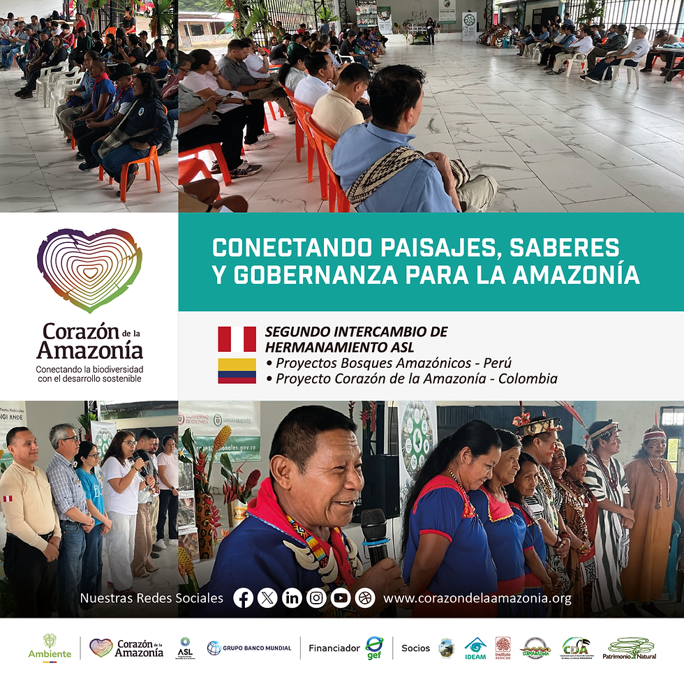 Segundo intercambio de hermanamiento ASL entre los proyectos Bosques Amazónicos – Perú y Corazón de la Amazonía – Colombia