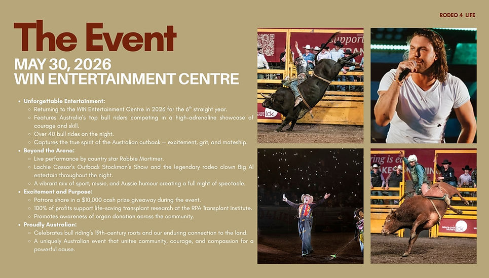 Rodeo4Life 2026 Sponsorship Brochure Event