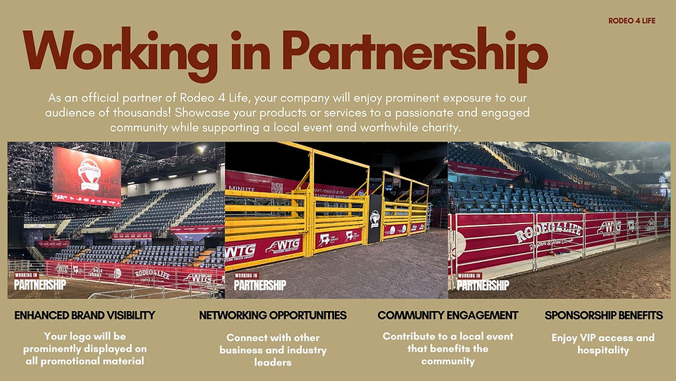 Rodeo4Life 2026 Sponsorship Brochure Partnership