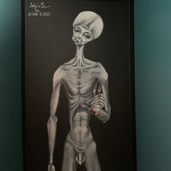 "Non Confrontational Alien" 2021