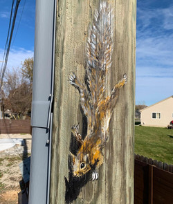 Doggy Daycare/ Training pole mural