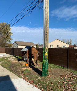 Doggy Daycare/ Training pole mural