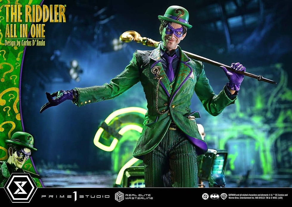 Miniatura: Prime 1 Studio DC Comics Real Elite 1/3 The Riddler All In One (Design by Carlos