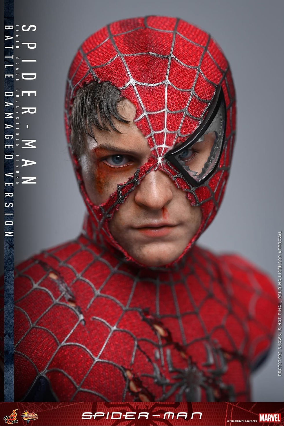 Miniatura: Hot Toys 1/6 Spider-Man Battle Damaged Version (Action Figure)