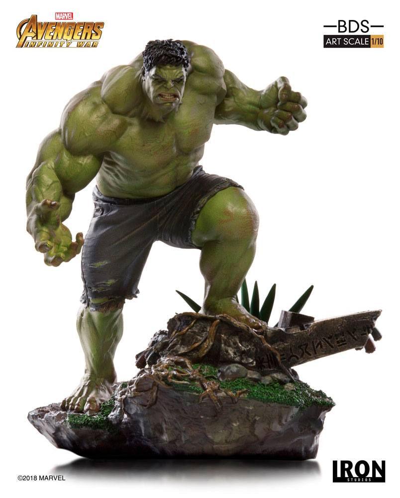 Iron Studios Avengers: Infinity War BDS Art Scale 1/10 Hulk - EX ESPOSTO