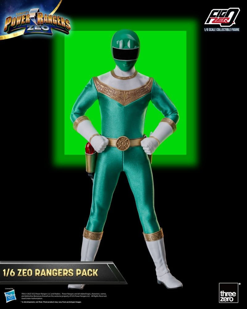 Miniatura: Threezero Power Rangers Zeo FigZero 1/6 5-Pack Zeo Rangers (Action Figure)