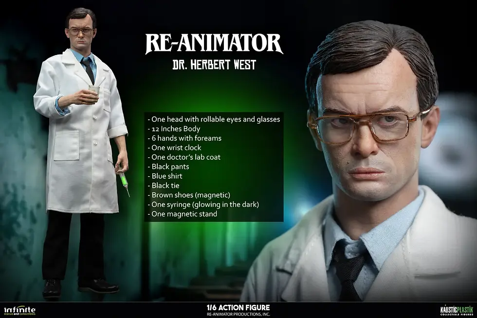 Miniatura: Infinite Re-Animator Doctor Herbert West 1/6 Standard Edition (Action Figure)