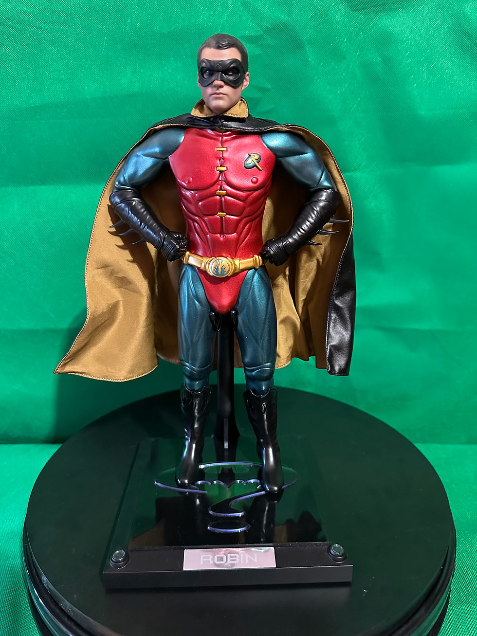 Thumbnail: HOT TOYS DC Comics Batman Forever Batman Sonar Suit + Robin 1:6 EX ESPOSTO
