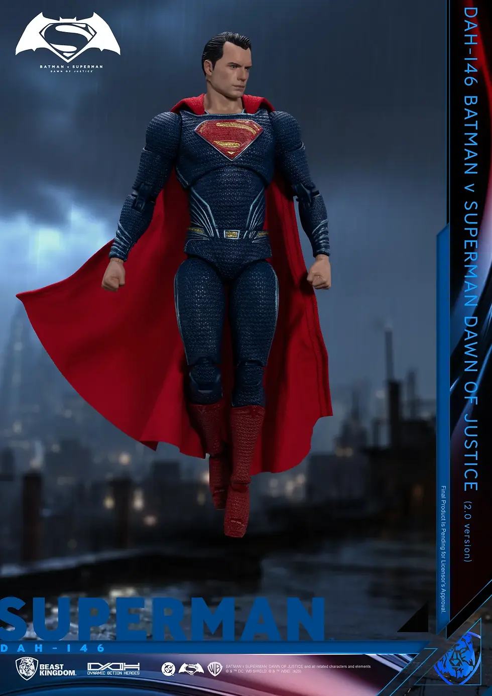 Thumbnail: Beast Kingdom Bvs Dawn Of Justice Superman 2.0 Dah (Action Figure)