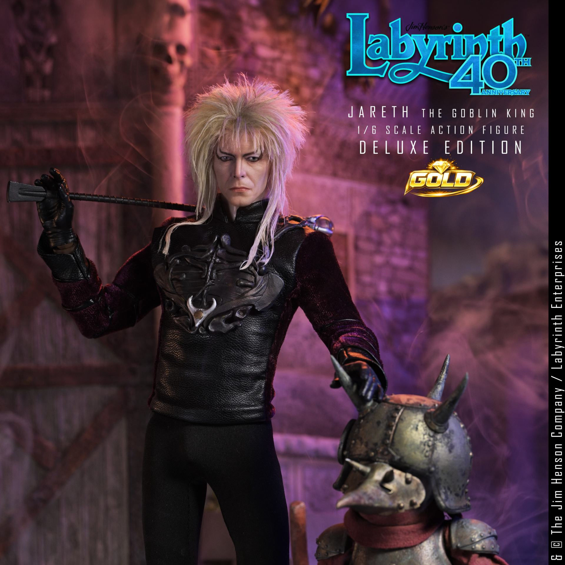 Infinite Statue Labyrinth Jareth The Goblin King 1/6 Deluxe Edition Gold (Action