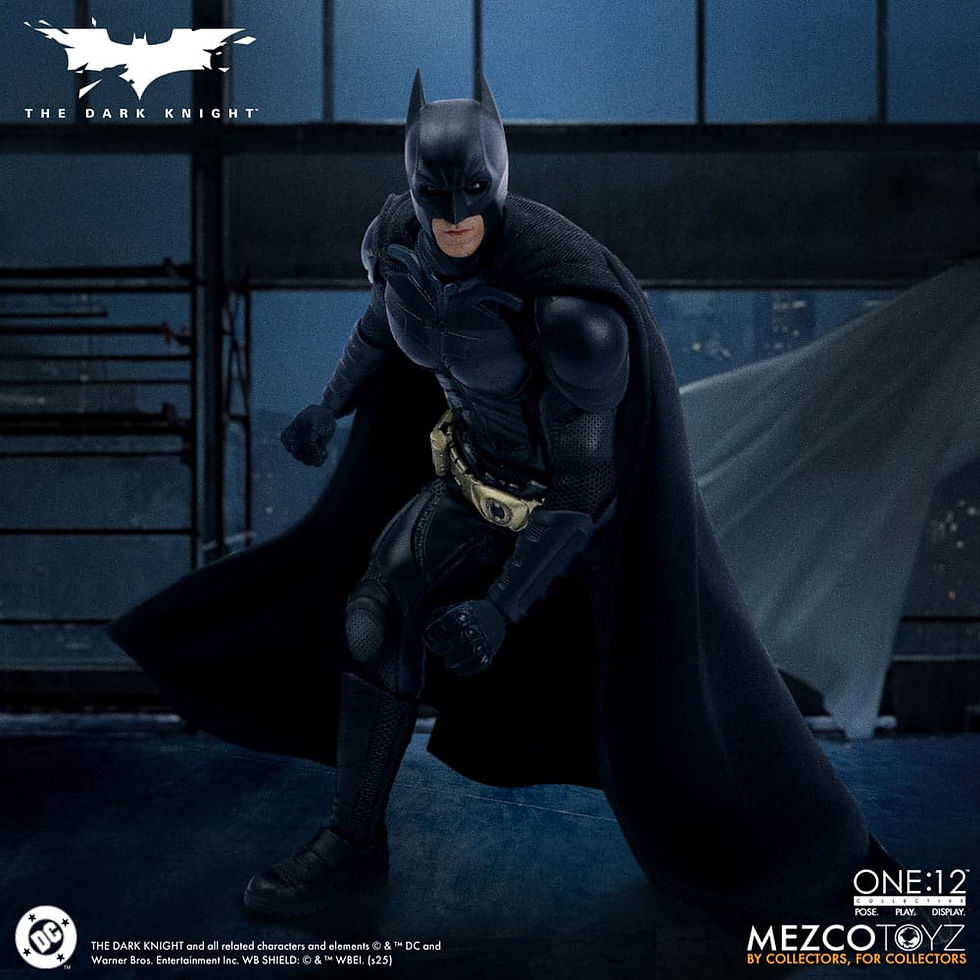 Miniatura: Mezco The Dark Knight 1/12 Batman (Action Figure)