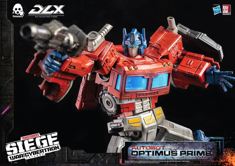Miniatura: Threezero Transformers: War for Cybertron Trilogy DLX 1/6 Optimus Prime (Action