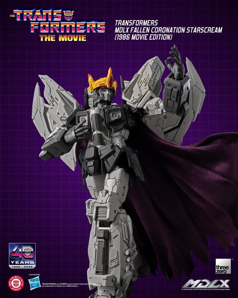 Miniatura: Threezero MDLX Fallen Coronation Starscream 1986 Movie Edition (Action Figure)