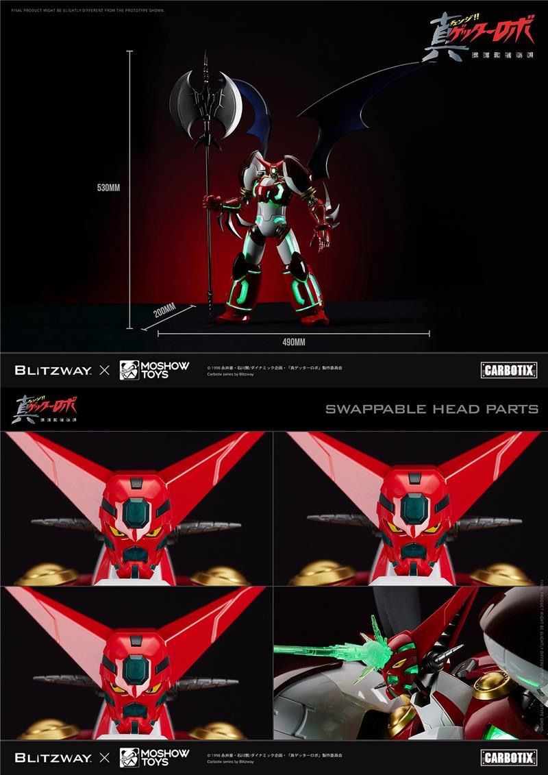 Thumbnail: BLITZWAY X MOSHOW TOYS - CARBOTIX - SHIN GETTER 1 (Action Figure)