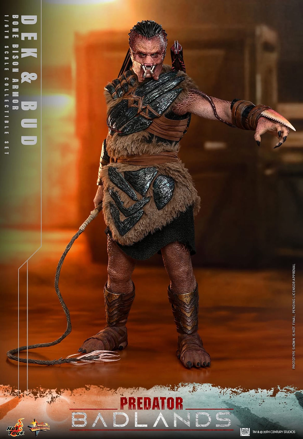 Thumbnail: Hot Toys Predator: Badlands 2-Pack 1/6 Dek (Bone Bison Armor) and Bud (Action Fi