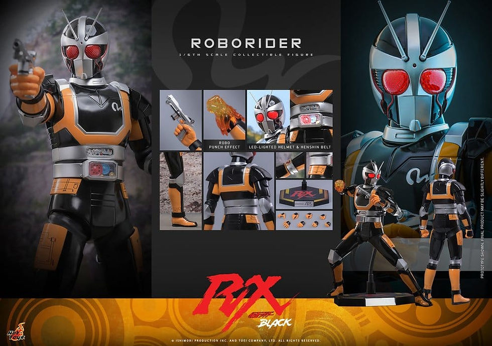 Miniatura: Hot Toys Kamen Rider Black RX 1/6 RoboRider (Action Figure)