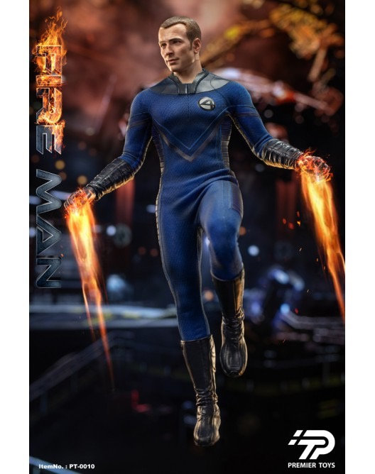 PREMIER TOYS 1/6 The Fire Man Human Torch F4 (Action Figure)