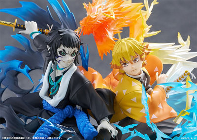 Aniplex Demon Slayer: Kimetsu no Yaiba Zenitsu Agatsuma & Kaigaku (Statua) – undefined 7