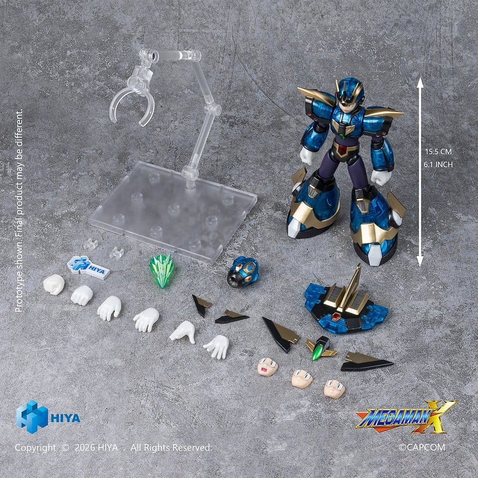 Miniatura: Hiya Toys Mega Man X Exquisite Basic X Ultimate Armor Version (Action Figure)