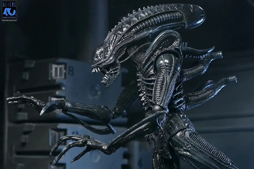 Thumbnail: Neca Aliens 40th Anniversary Warrior Xenomorph Black Ultimate (Action Figure)