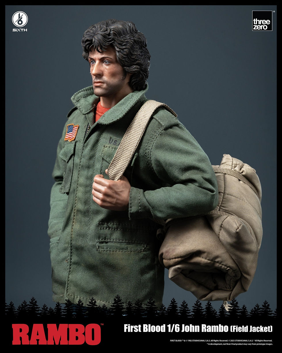 Thumbnail: Threezero Rambo: First Blood 1/6 John Rambo Field Jacket (Action Figure)