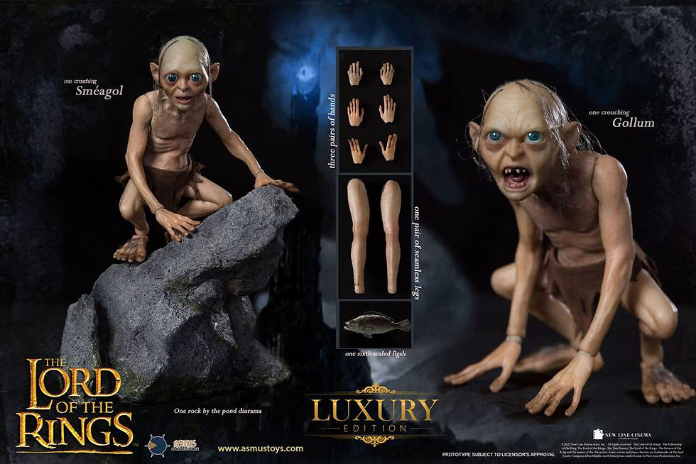 Miniatura: ASMUS TOYS Lord of the Rings: Gollum Luxury Edition 1:6 Action Figure