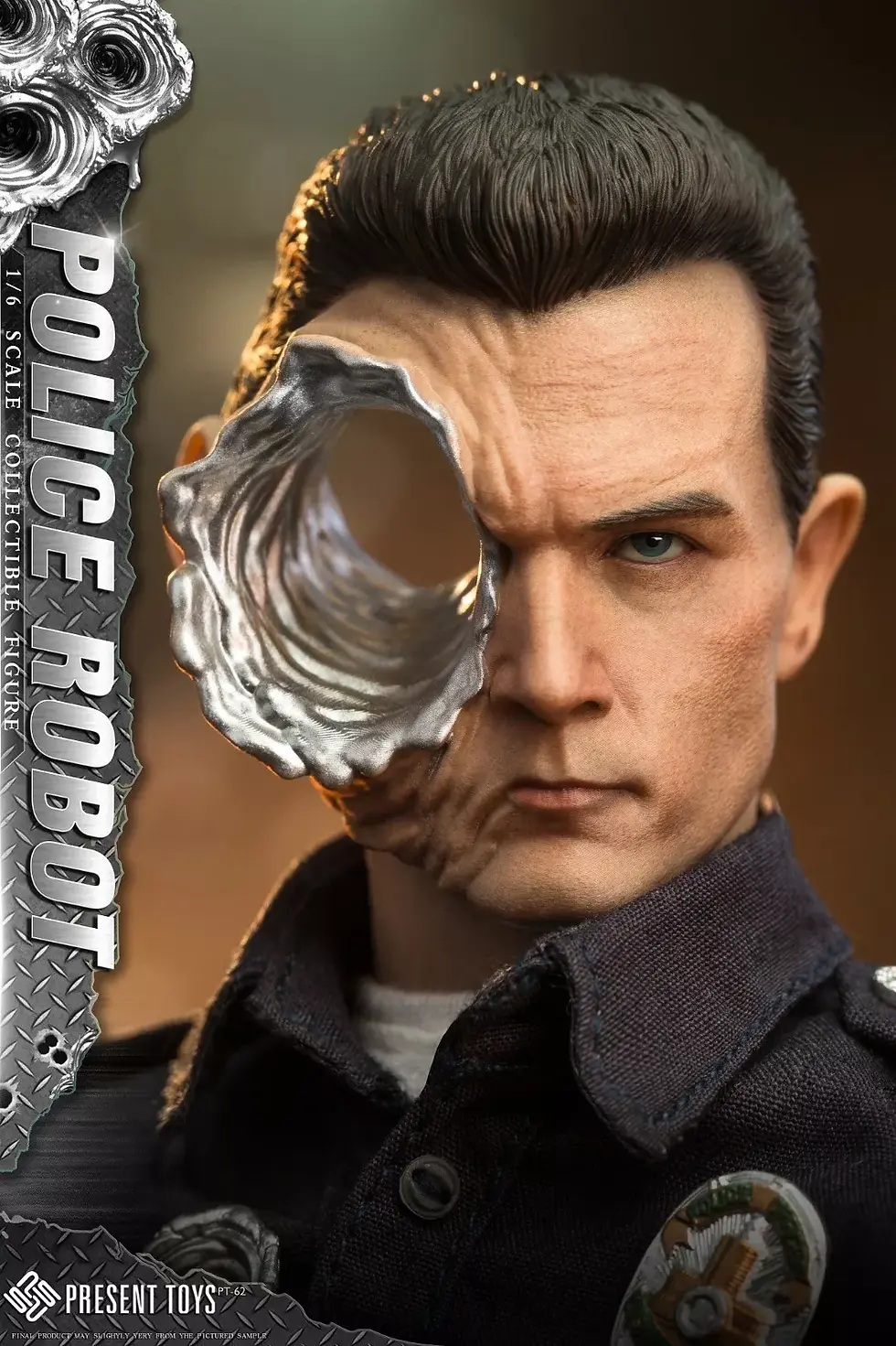 Miniatura: PRESENT TOYS Police Robot Action Figure 1/6 T-1000 Terminator