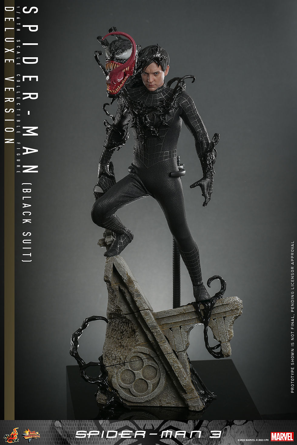 Hot Toys Marvel: Spider-Man 3 - Spider-Man Black Suit Deluxe Version 1:6 (AF)