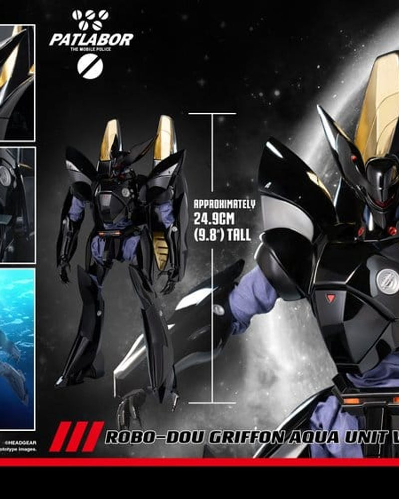 Thumbnail: Threezero Mobile Police Patlabor Robo-Dou 1/35 Griffon Aqua Unit Version (Action