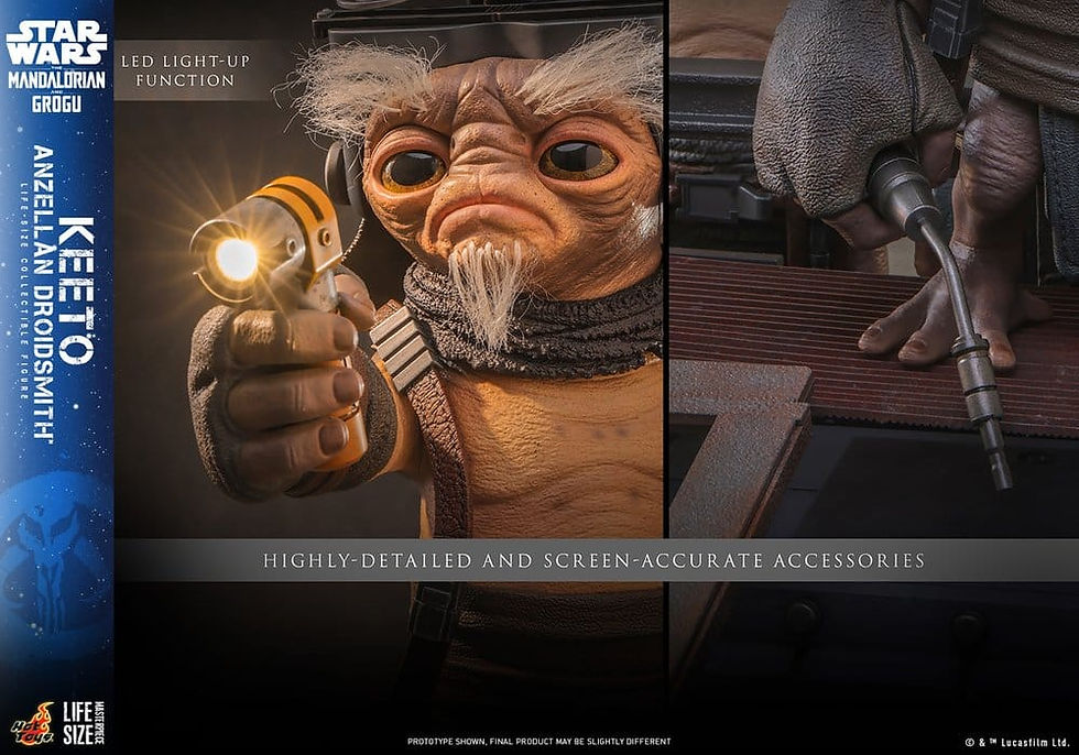 Thumbnail: Hot Toys Star Wars: The Mandalorian & Grogu Life-Size Figure Keeto (Anzellan Dro