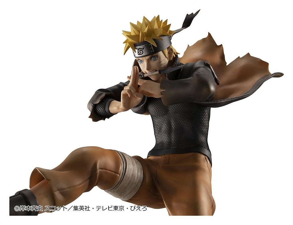 Miniatura: Megahouse Naruto Shippuden G.E.M. series Naruto Uzumaki Great Ninja War Ver. (St