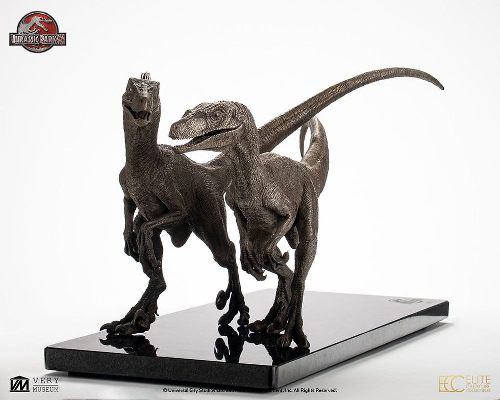 Thumbnail: Elite Creatures Collectibles Jurassic Park 1/8 Pair of Velociraptors (Statua)