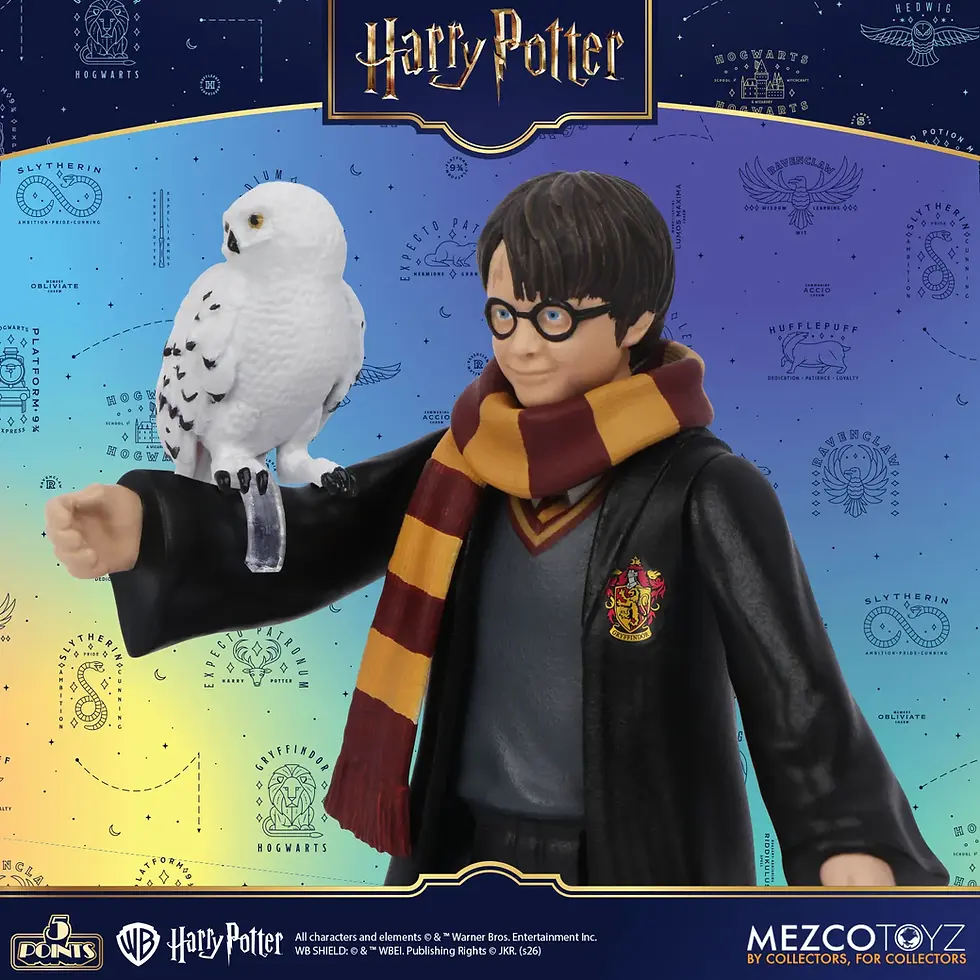 Miniatura: Mezco 5 Points Harry Potter Series 1 Set (4) (Action Figures)