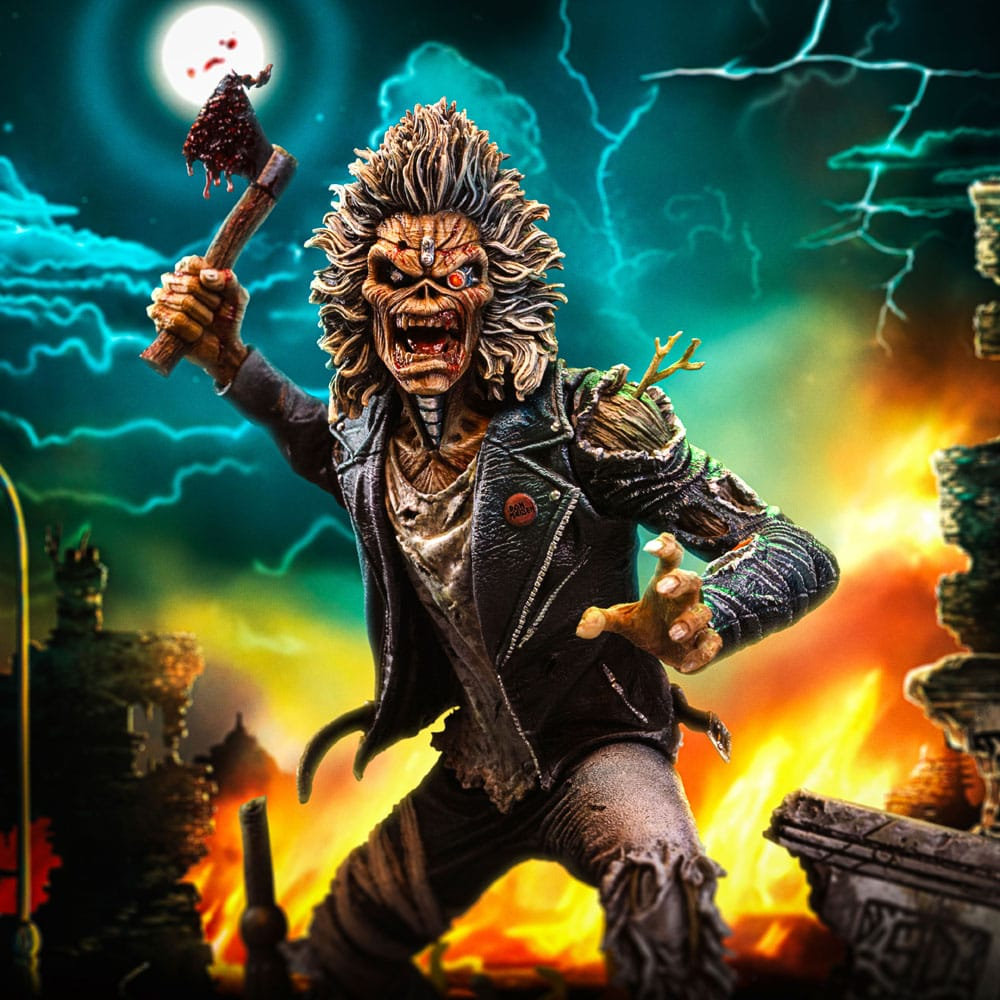 Iron Studios Iron Maiden Art Scale 1/10 Eddie 50th Year Anniversary (Statua)