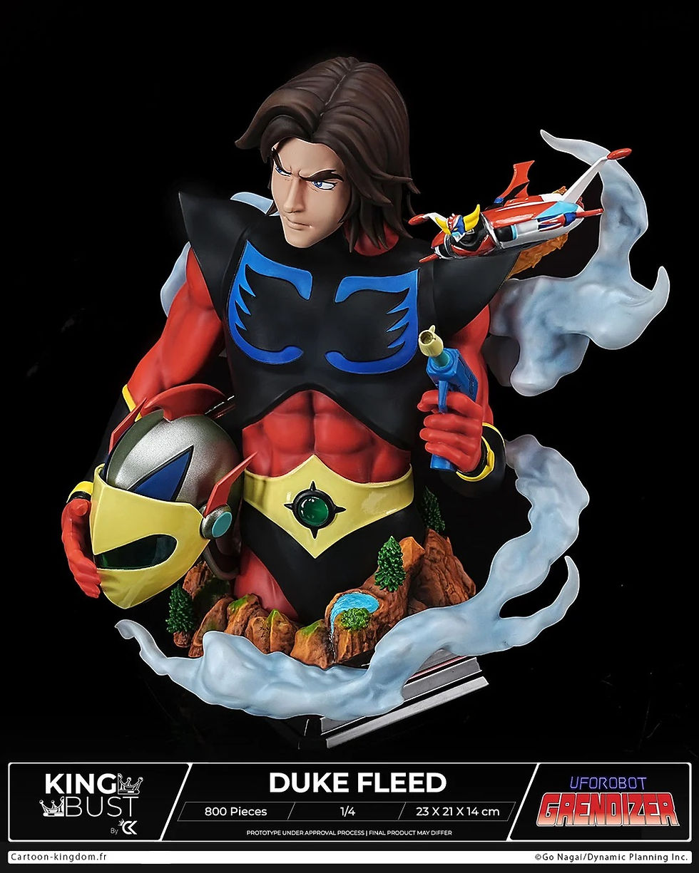 Miniatura: Cartoon Kingdom Grendizer King Bust 1/4 Duke Fleed (Statua)