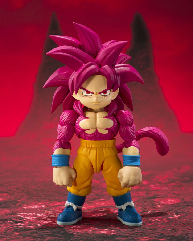 Bandai Dragon Ball S.H.Figuarts Super Saiyan Level 4 Son Goku (mini) Daima (Acti