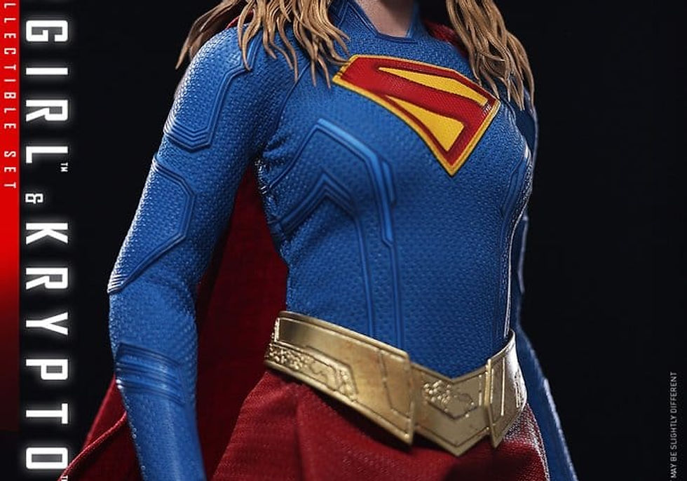 Thumbnail: Hot Toys DC Comics Set Supergirl & Krypto (Action Figure)