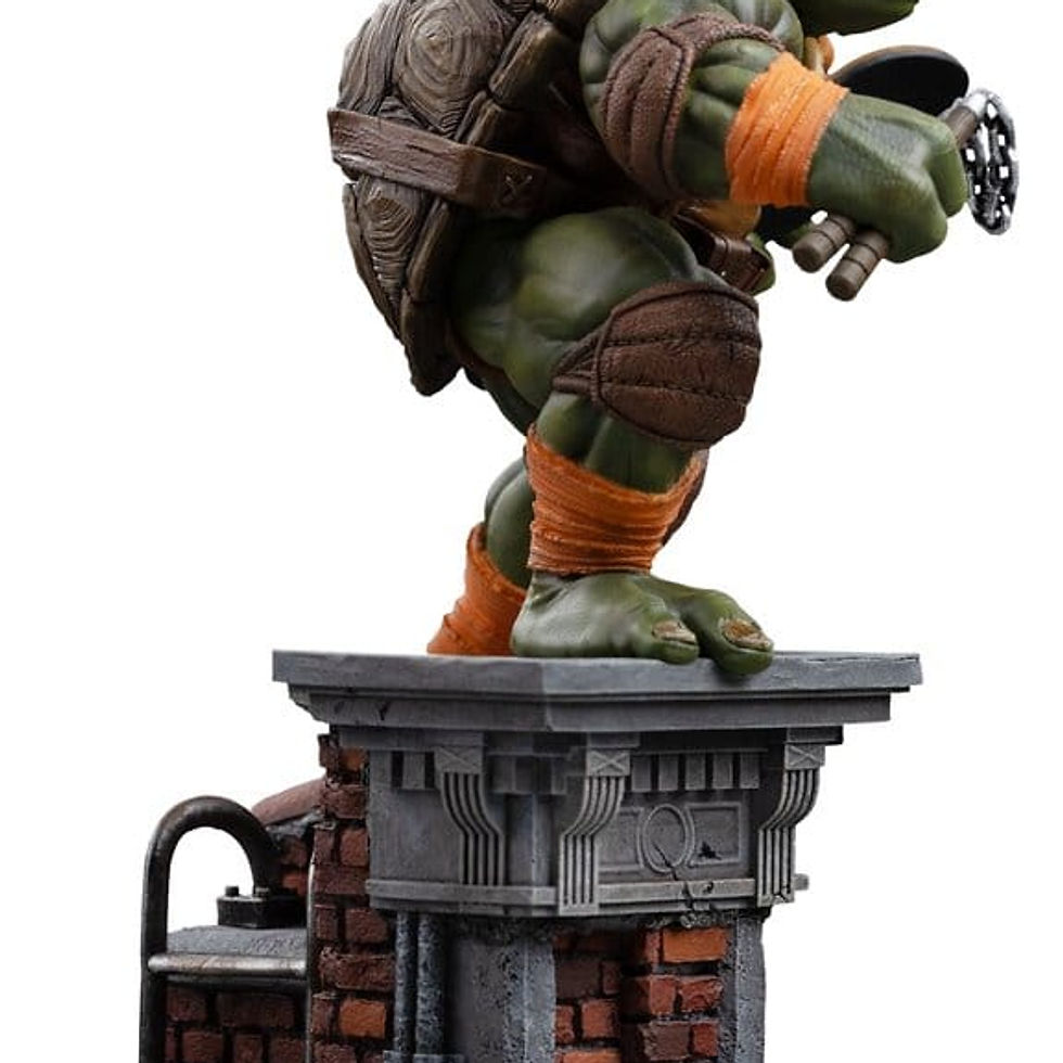 Thumbnail: Iron Studios Teenage Mutant Ninja Turtles Art Scale 1/10 Michelangelo Unleashed