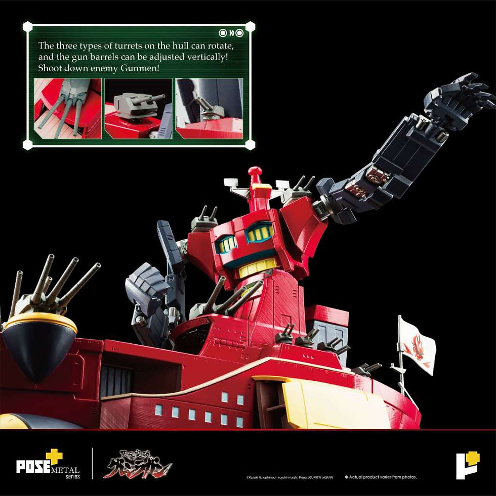 Miniatura: Toynami Gurren Lagan Dai-Gurren Pose+ Metal (Action Figure)