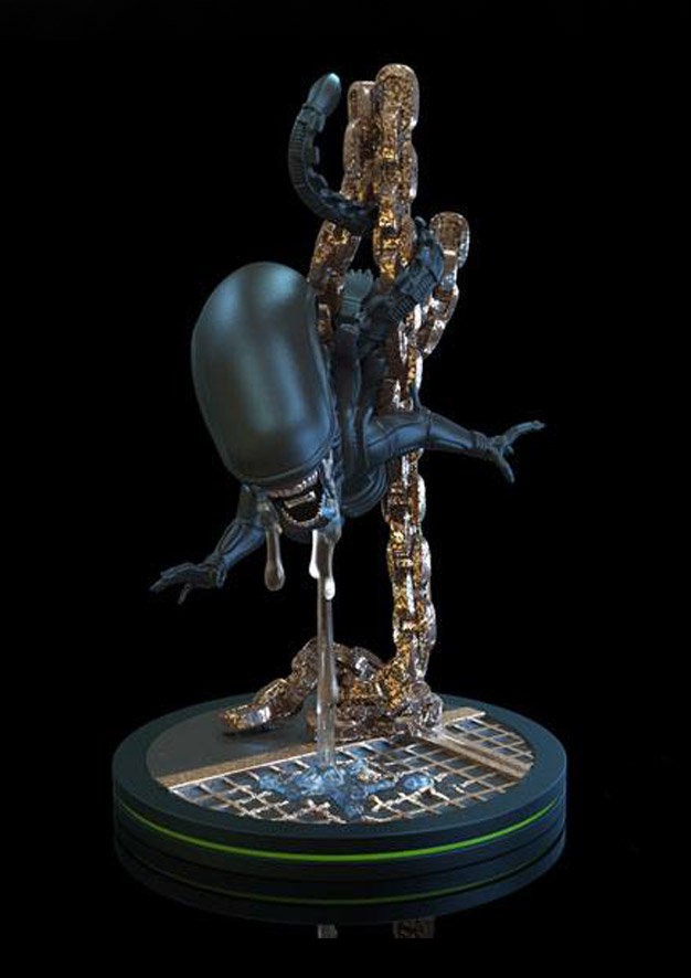 QUANTUM MECHANIX Alien Xenomorph Q-Fig