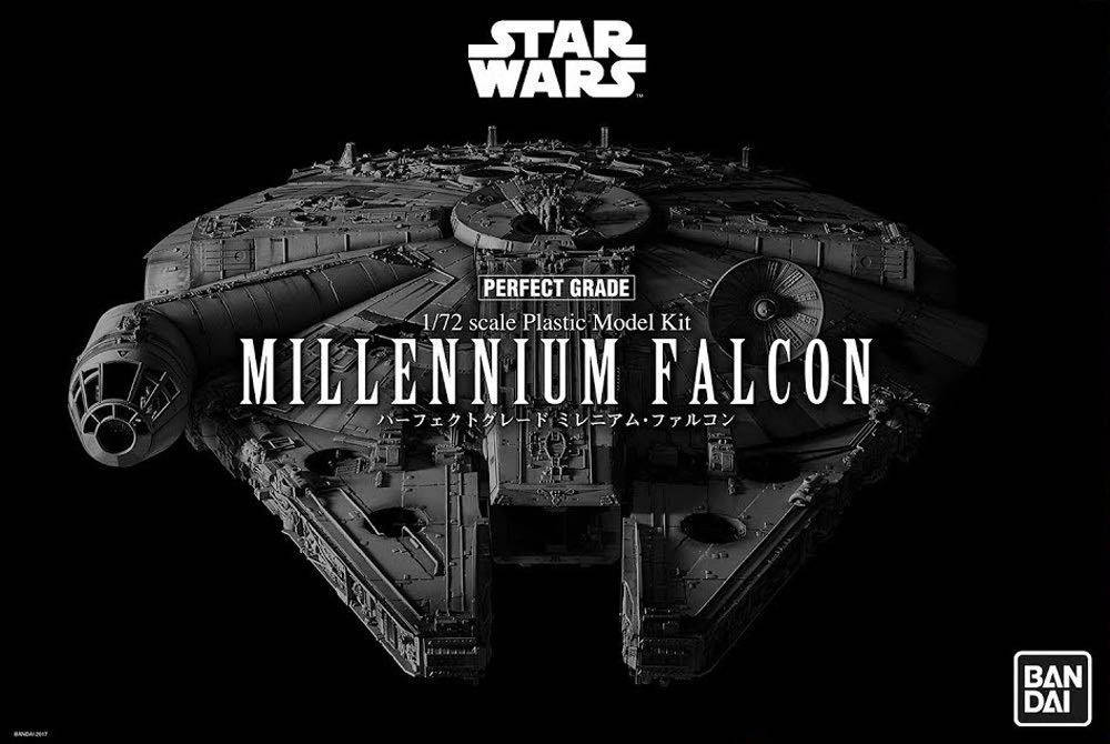 Bandai Star Wars Episode IV Perfect Grade Plastic 1/72 Millennium Falcon (Model