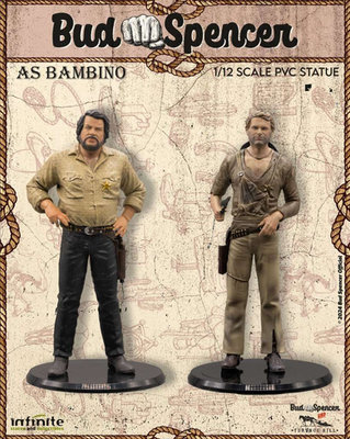 INFINITE Terence Hill As Trinity and Bud Spencer As Bambino 1/12 Statue Set – undefined 1