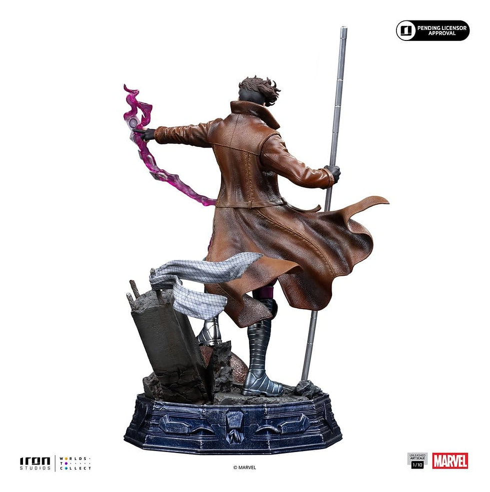 Miniatura: Iron Studios Marvel Gambit Unleashed Art Scale 1/10 (Statua)