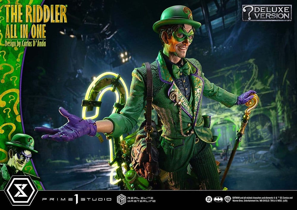 Miniatura: Prime 1 Studio DC Comics Real Elite 1/3 The Riddler All In One (Design by Carlos