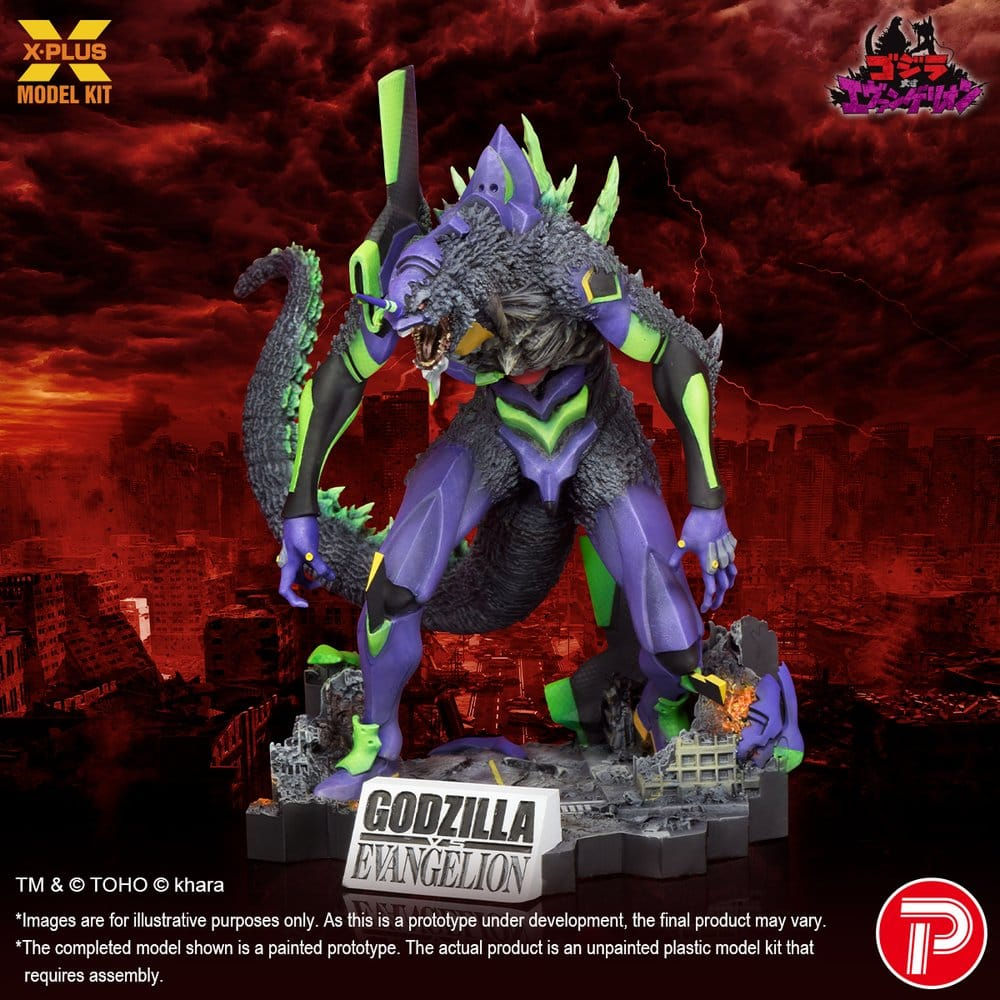 Xplus Godzilla vs. Evangelion Test Type-01 G Awakened Form (Model Kit)